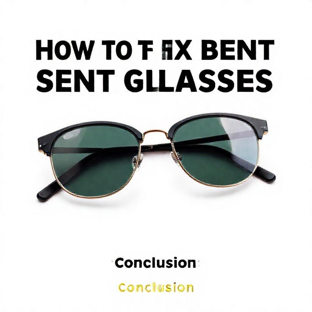 How to Fix Bent Sunglasses