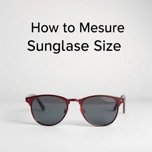 How to Measure Sunglasses Size