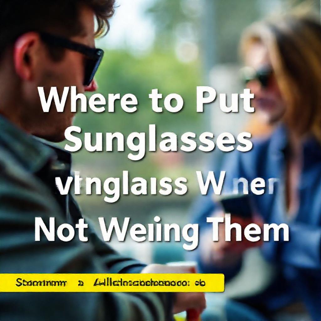 Where to Put Sunglasses When Not Wearing Them